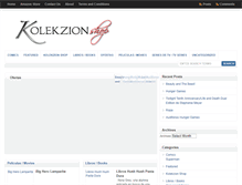 Tablet Screenshot of kolekzionshop.com